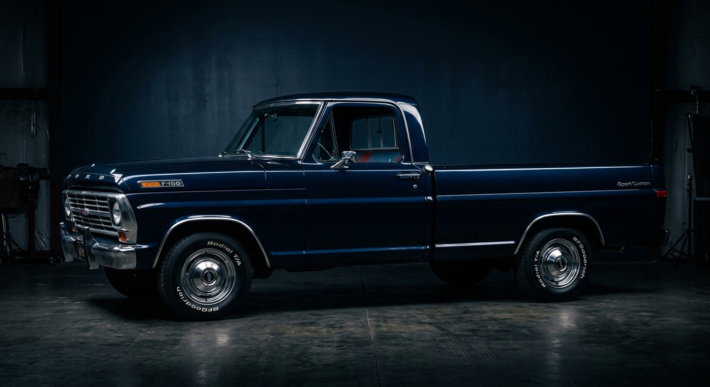Classic Ford F-100 pickup truck